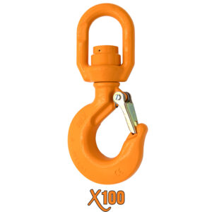 X100® Swivel Eye Hoist Hook with Bearing
