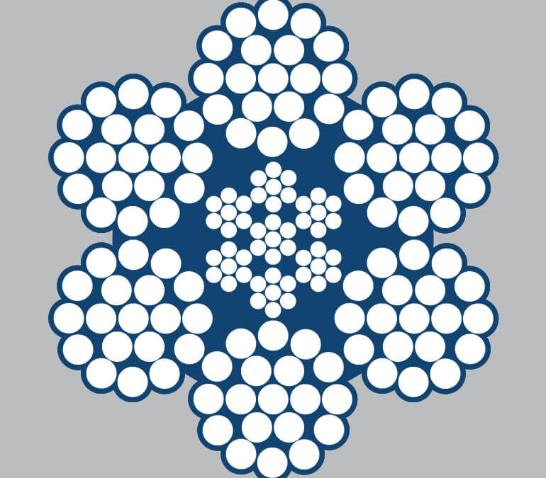 Bright IWRC Steel Core EIPS 6X19 & 6X37 Class