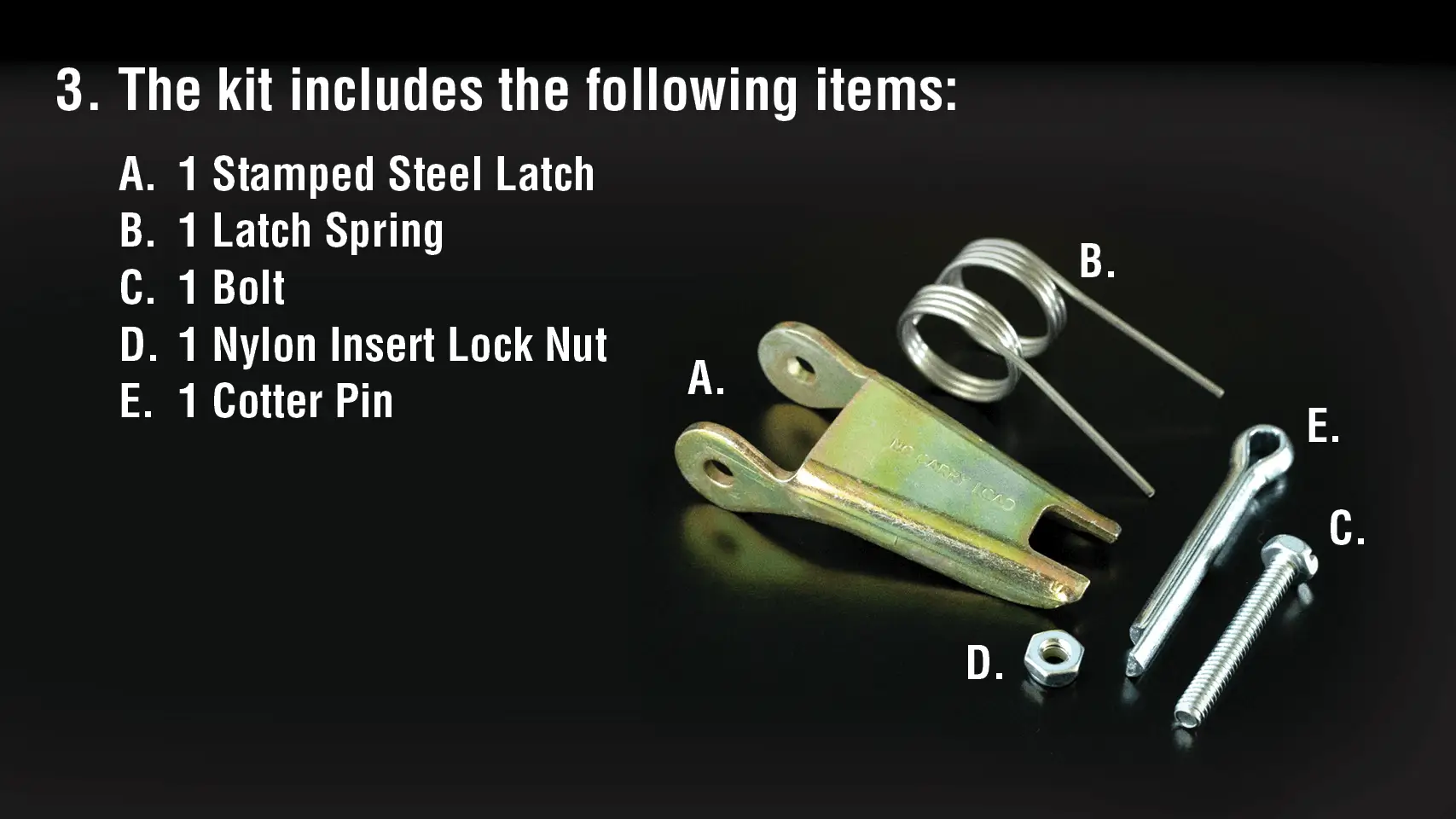 Included in the Kit Included in the Kit