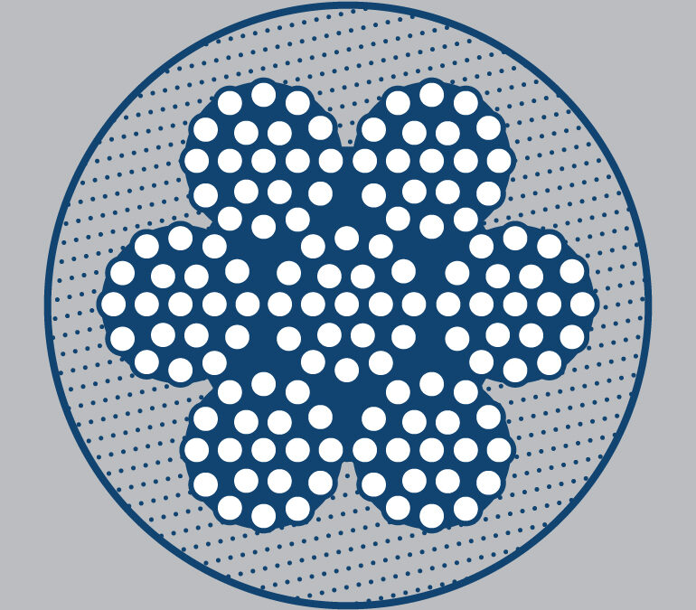 7 x 19 Clear Vinyl Coated Stainless Cable Type 304