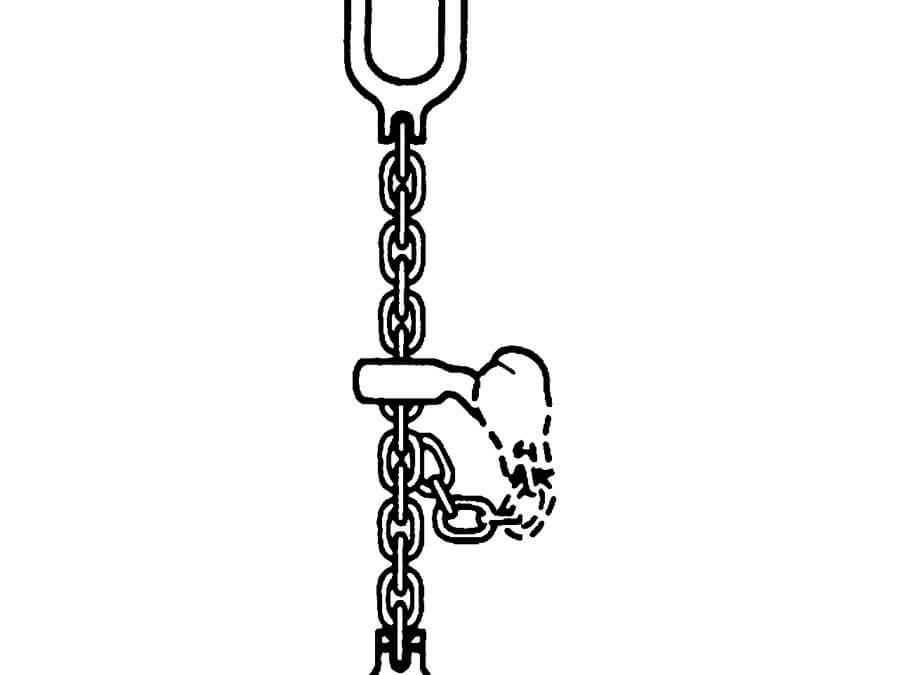 Choke Hook Single Leg Chain Slings