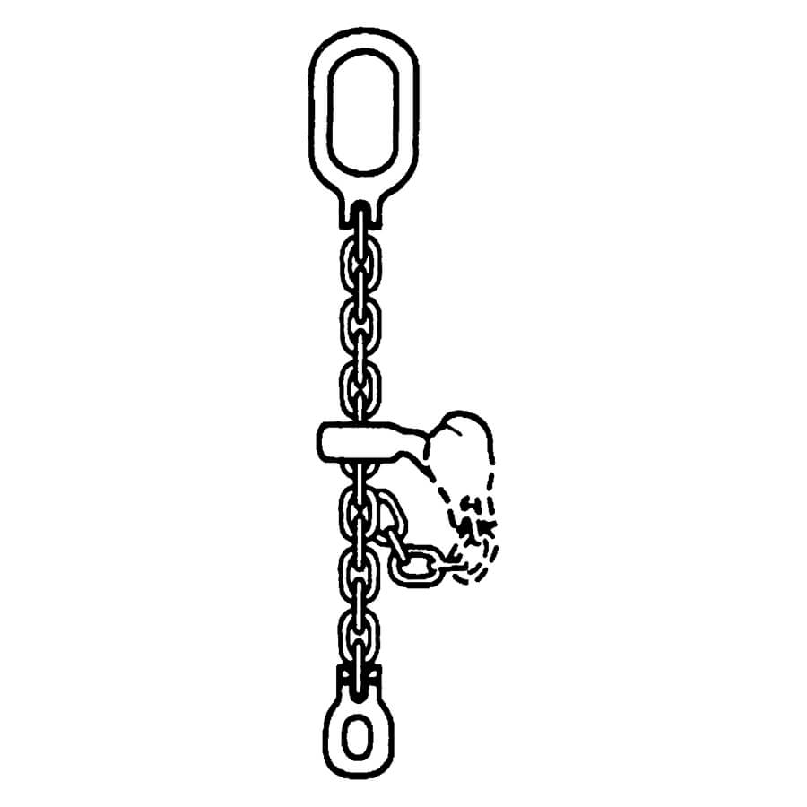 Choke Hook Single Leg Chain Slings