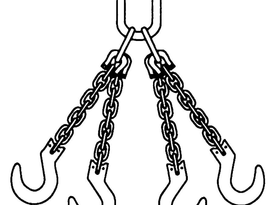 QOF Quadruple Leg Chain Slings
