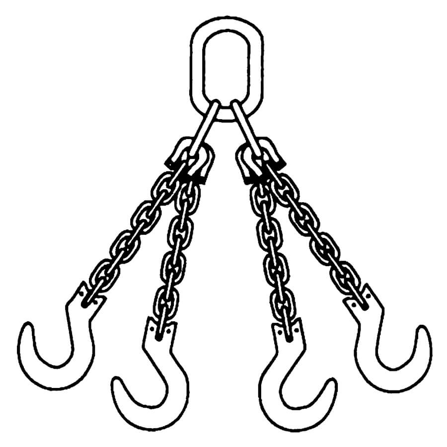QOF Quadruple Leg Chain Slings