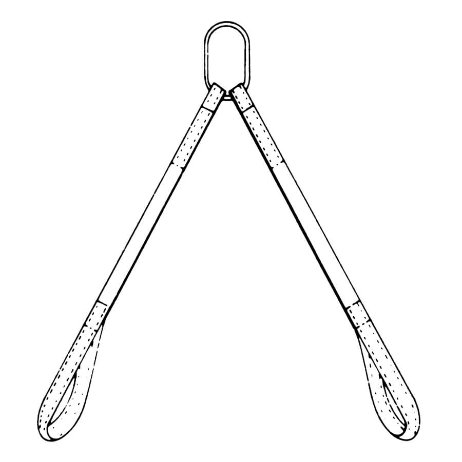 Multi-Leg Bridle Slings with Synthetic Eyes