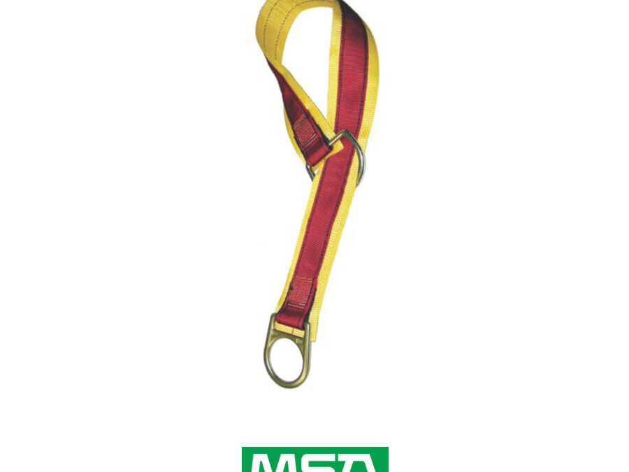 MSA Double D-ring Anchorage Connector Strap, 3-ft. Strap