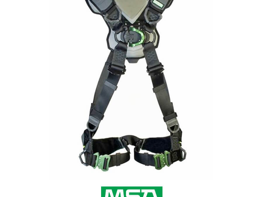 MSA V-FLEX® Standard Full-Body Harness with Front/Back/Chest D-rings and Quick-Connect Buckles
