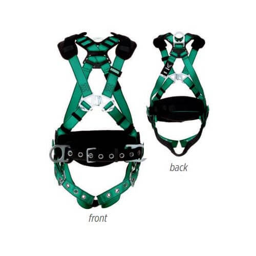 V-FORM® Construction Full-Body Harness with back and hip D-rings
