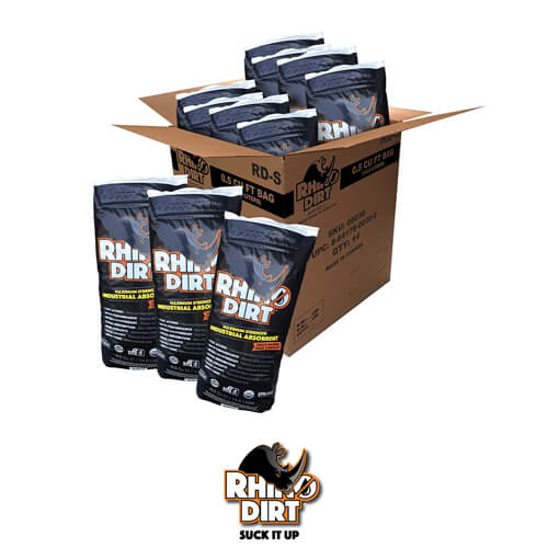 Rhino Dirt 4lb. Bag Maximum Strength Industrial Absorbent - Case of 14