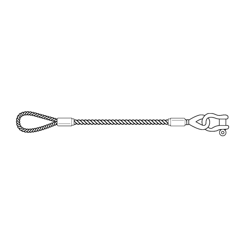 Eye and Screw Pin Anchor Shackle