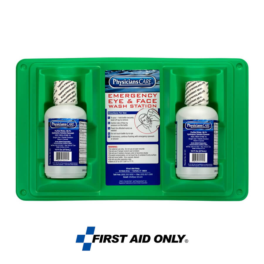 First Aid Only® Eyewash Station Double 16 oz