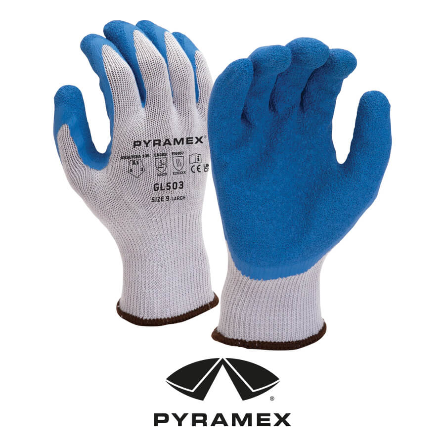 Pyramex® GL503 - Latex - Work Gloves