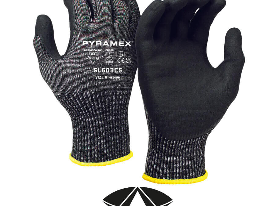 Pyramex® GL603C5 – Micro-Foam Nitrile A4 Cut – Work Gloves