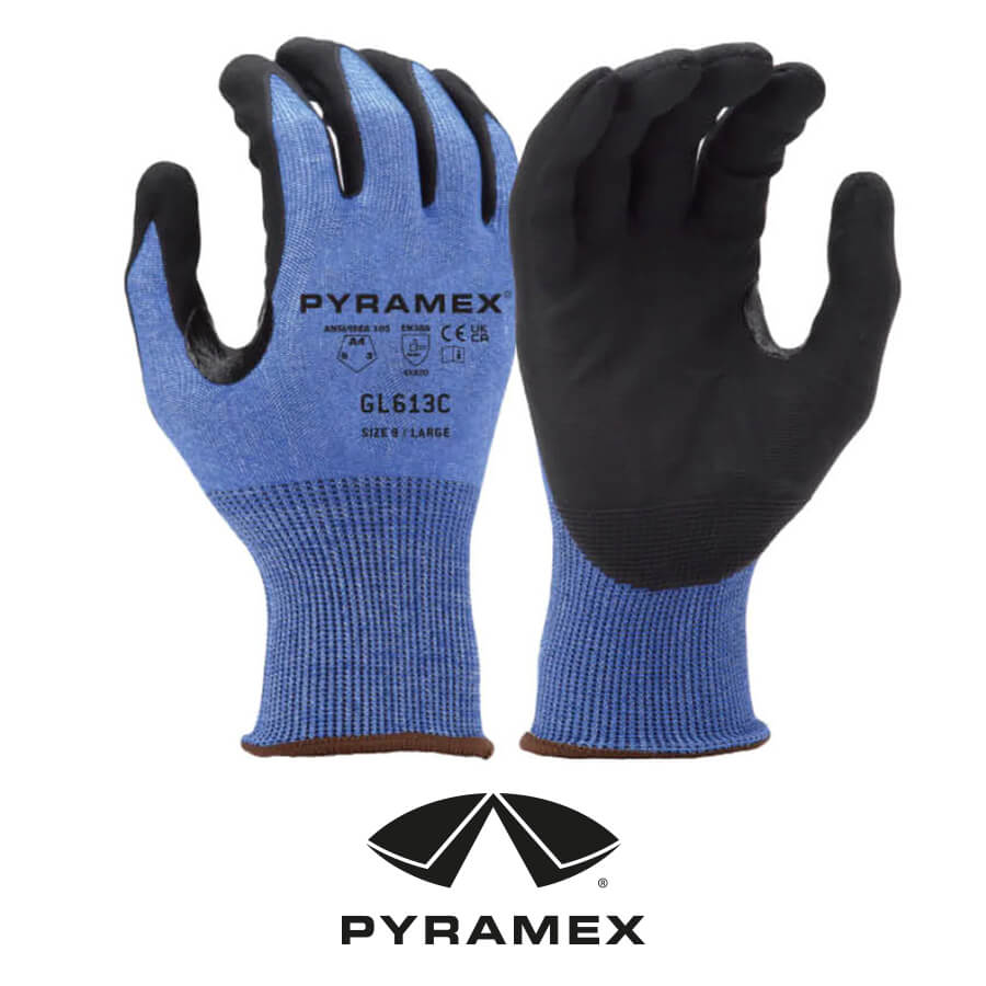 Pyramex® GL613C - Micro-Foam Nitrile A4 Cut - Work Gloves