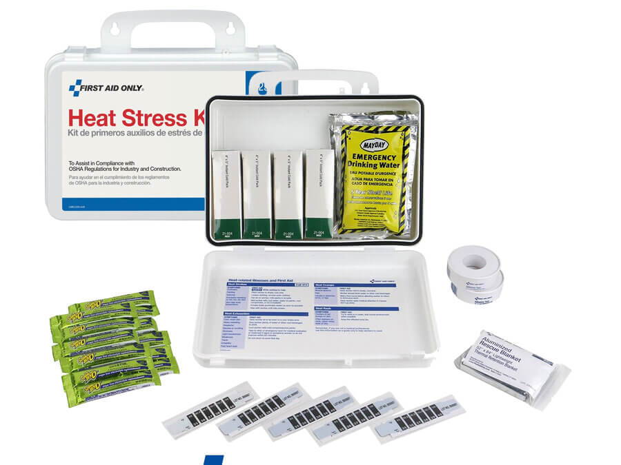 First Aid Only® Heat Stress Kit – Plastic Case