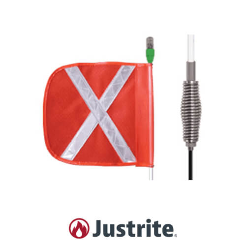 Justrite® Warning Whips