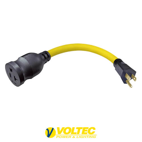 VOLTEC 1' Locking Plug to U-Ground Connector