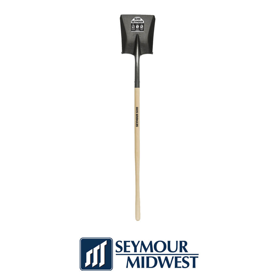 Seymour Midwest 16 Ga. Square Point Shovel, 42