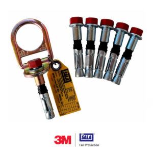 3M™ DBI-SALA® Concrete D-ring Anchor, 5 Extra Bolts, 1 pack - 2104561
