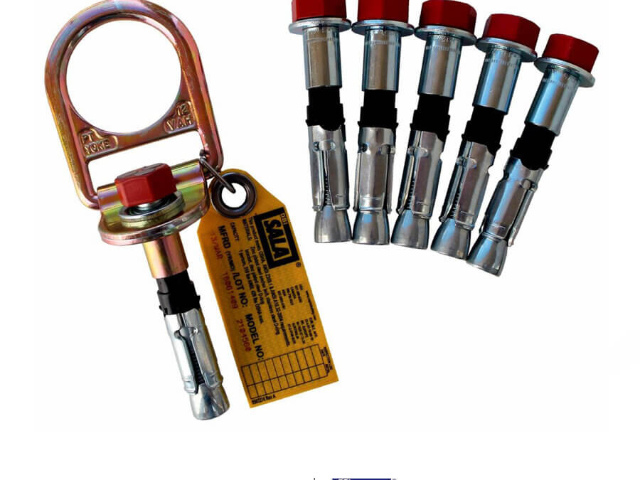 3M™ DBI-SALA® Concrete D-ring Anchor, 5 Extra Bolts, 1 pack – 2104561