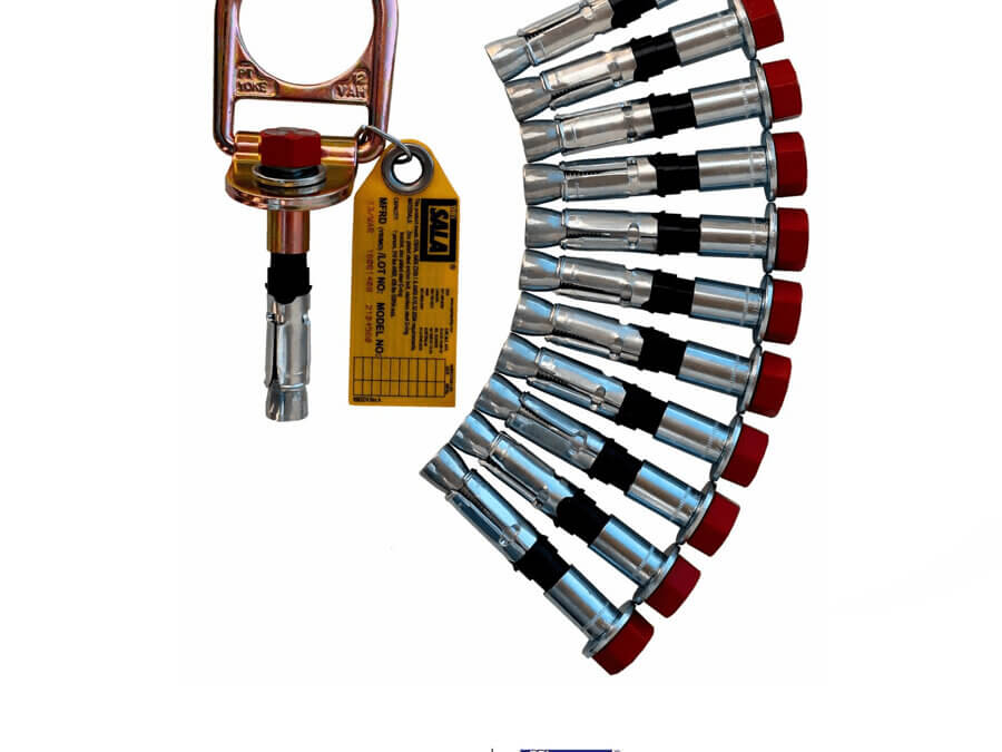 3M™ DBI-SALA® D-ring Bolt Anchor For Concrete, 11 Extra Bolts, Fits 11/16 in, 18 mm or 3/4 in Hole – 2104562