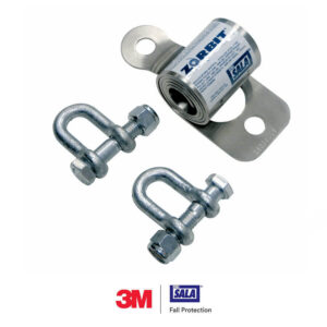 3M™ DBI-SALA® Metal Horizontal Lifeline Energy Absorber with Hardware Kit, 2 Shackles - 7401031