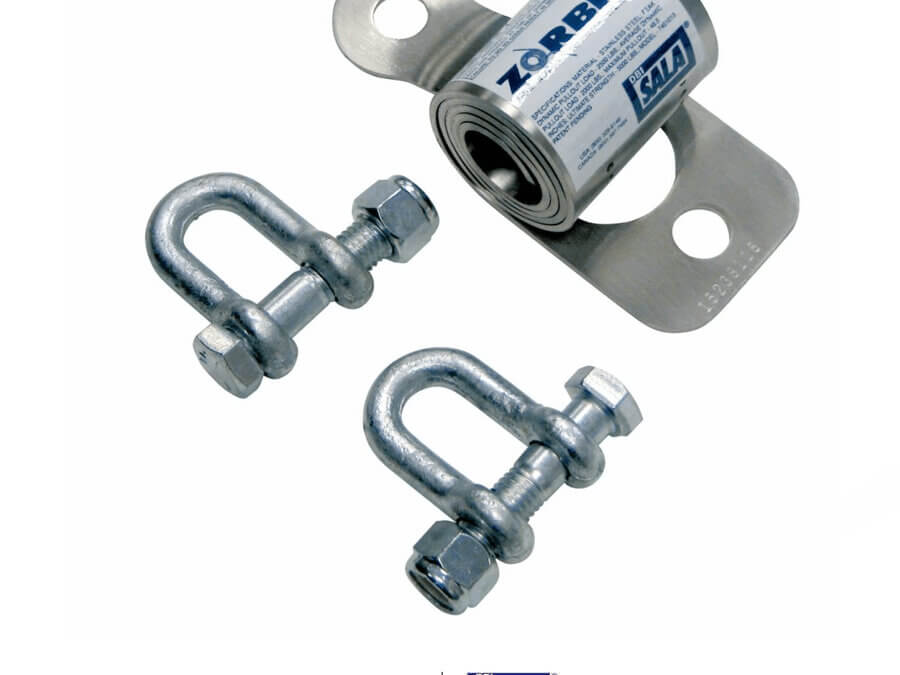 3M™ DBI-SALA® Metal Horizontal Lifeline Energy Absorber with Hardware Kit, 2 Shackles – 7401031