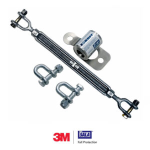 3M™ DBI-SALA® Metal Horizontal Lifeline Energy Absorber with Hardware Kit, 2 Shackles, Turnbuckle - 7401032