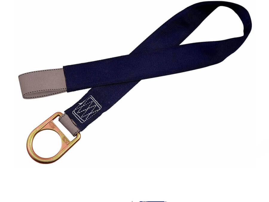 3M™ DBI-SALA® Pass-Thru Web Concrete Strap Anchor with D-Ring, Polyester, 3.5 ft – 2100050