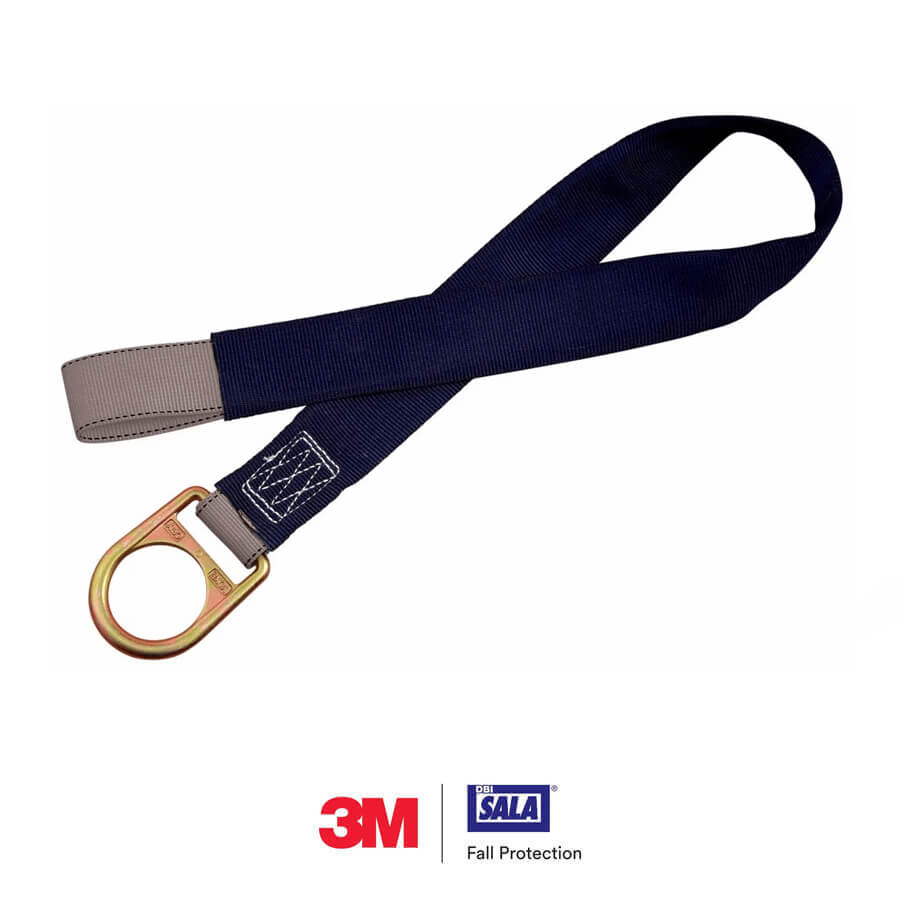 3M™ DBI-SALA® Pass-Thru Web Concrete Strap Anchor with D-Ring, Polyester, 3.5 ft – 2100050