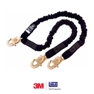 3M™ DBI-SALA® ShockWave™ Arc Flash 100% Tie-Off Stretch Web Shock-Absorbing Lanyard, 6 ft - 1244630