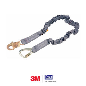 3M™ DBI-SALA® ShockWave™ Tie-Back Stretch Web Shock-Absorbing Lanyard, 6 ft - 1244650