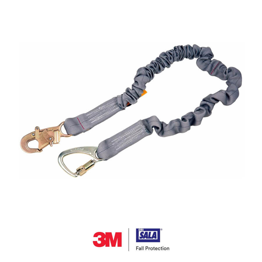 3M™ DBI-SALA® ShockWave™ Tie-Back Stretch Web Shock-Absorbing Lanyard, 6 ft - 1244650