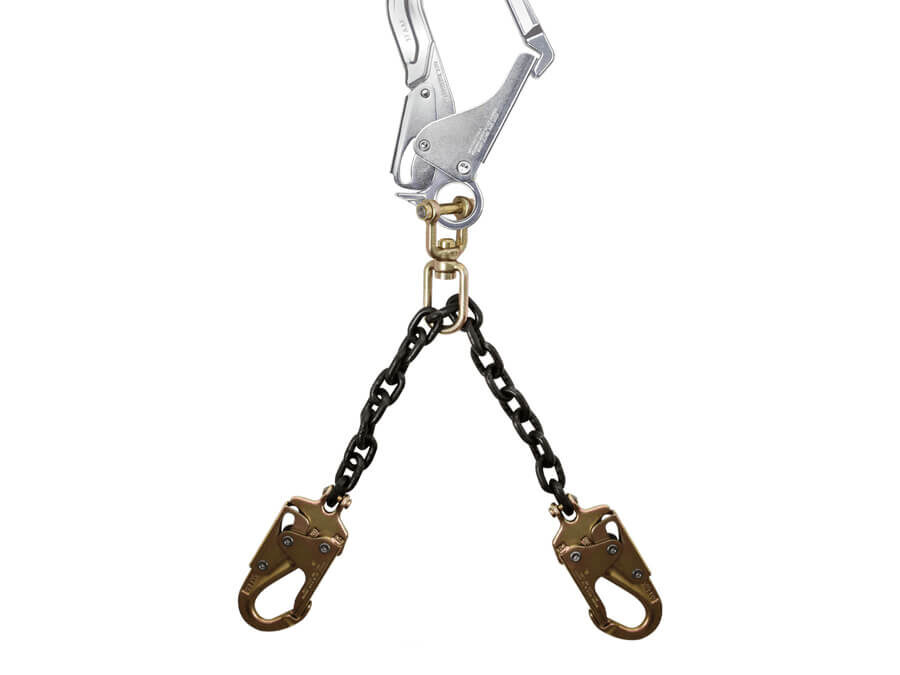 FallTech® 24″ Premium Rebar Positioning Assembly with Chain and Aluminum Rebar Hook with Swivel 8250A