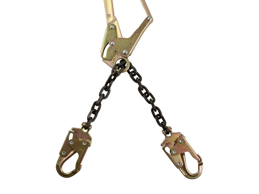 FallTech® 21″ Standard-duty Rebar Positioning Assembly with Chain and Steel non-Swivel Rebar Hook 8250LT