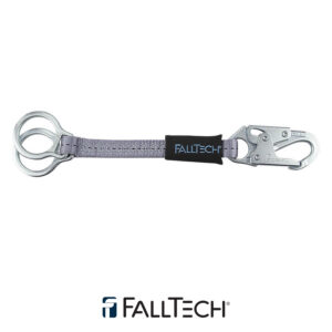 18" Double D-ring Dorsal Extender with Steel Snap Hook - 83662D