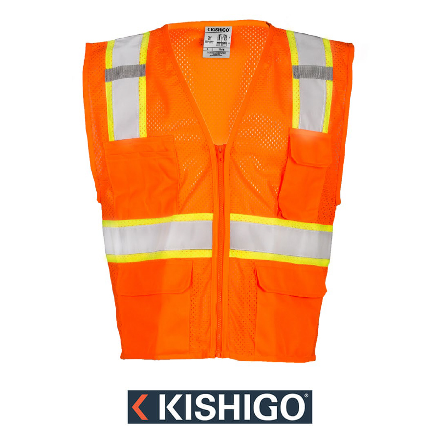 Kishigo All Mesh Contrast Vest Style - 1196