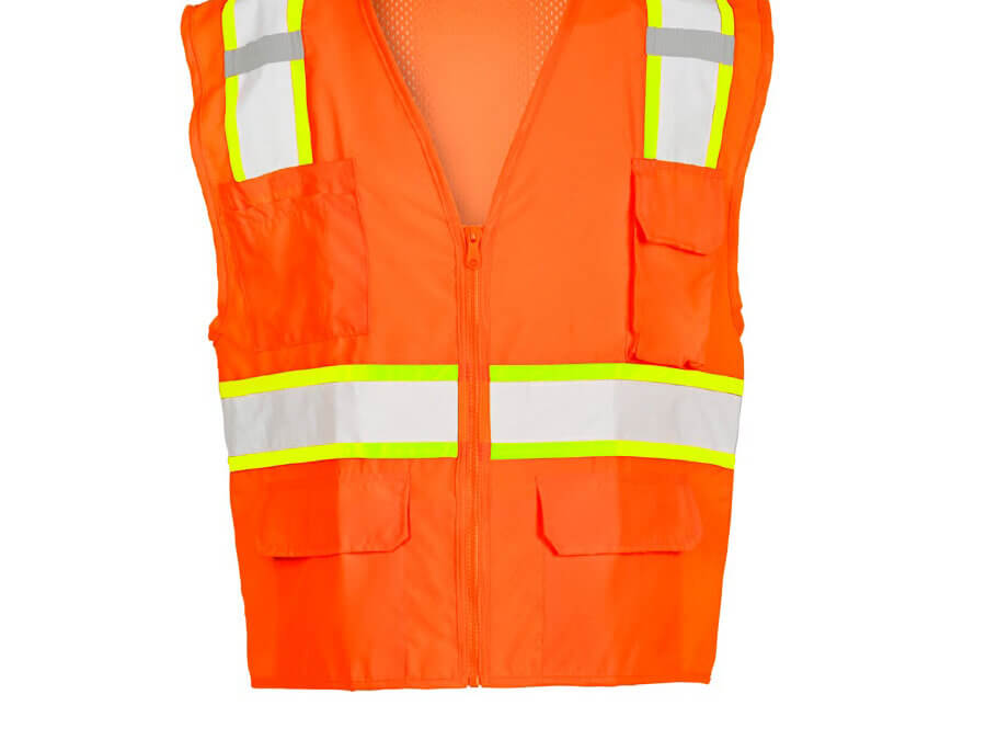 Kishigo Solid Front with Mesh Back Vest Style – 1164