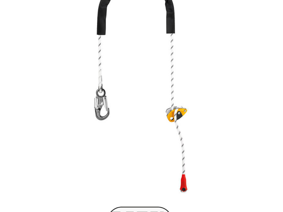Petzl GRILLON HOOK Adjustable Work Positioning Lanyard with Hook Connector