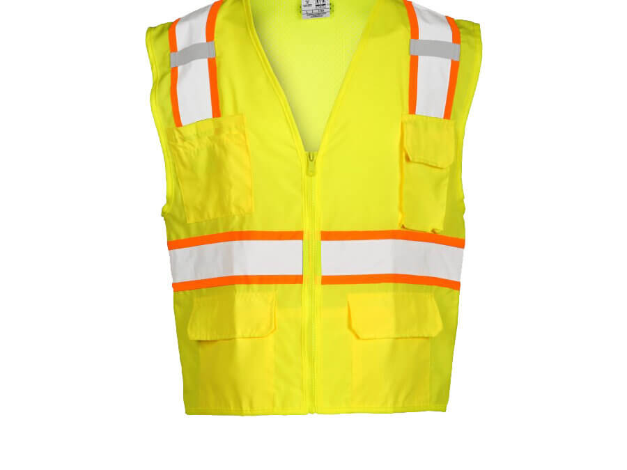 Kishigo Solid Front with Mesh Back Vest Style – 1163