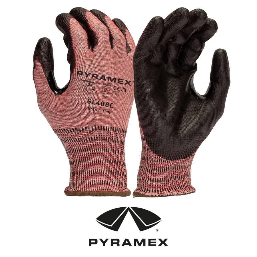 Pyramex® GL408C – Polyurethane A6 Cut – Work Gloves