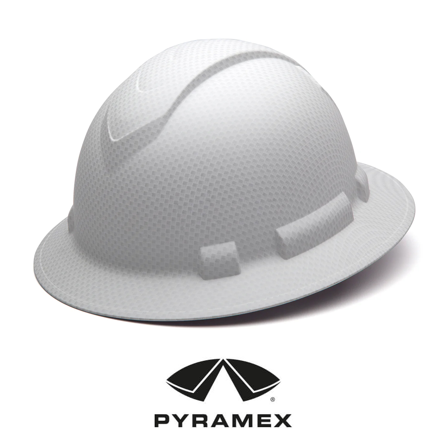 Pyramex® Ridgeline® Hydro Dipped Full Brim – Matte White Graphite Pattern