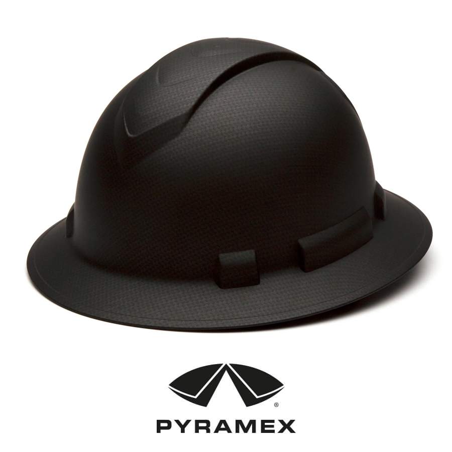 Pyramex® Ridgeline® Hydro Dipped Full Brim – Matte Black Graphite Pattern