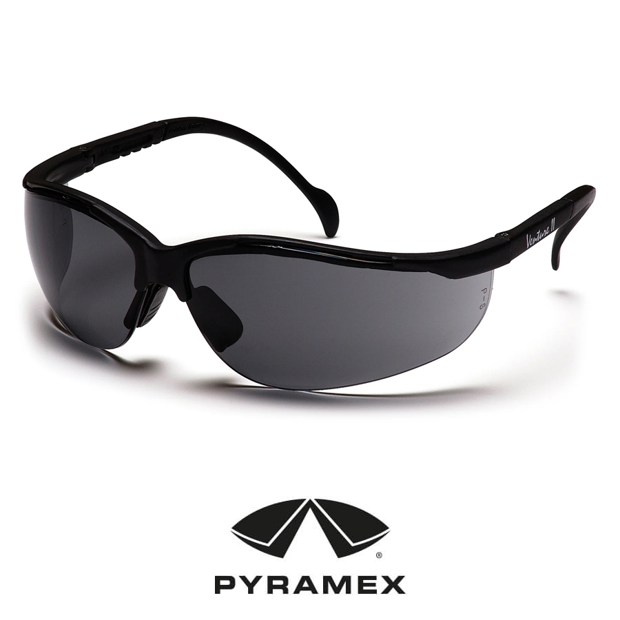 Pyramex® Venture II® Eye Protection – Black / Gray
