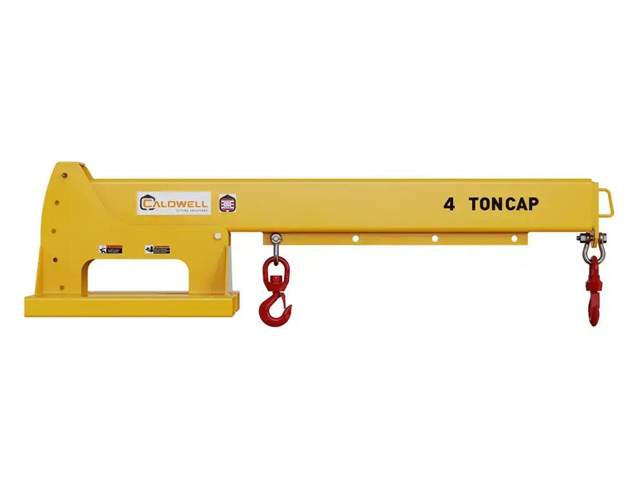 Caldwell Telescopic Pivoting Fork Lift Booms Model PB