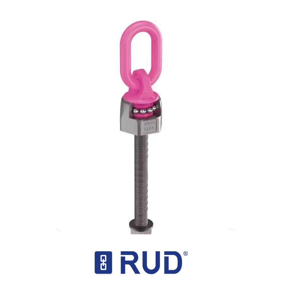 RUD VWBG-V Load ring, metric thread with variable length incl. locknut and washer
