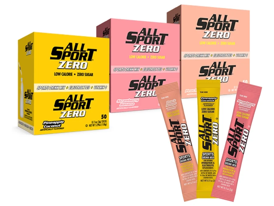All Sport Zero Exotic Flavor Powder Drink Mix