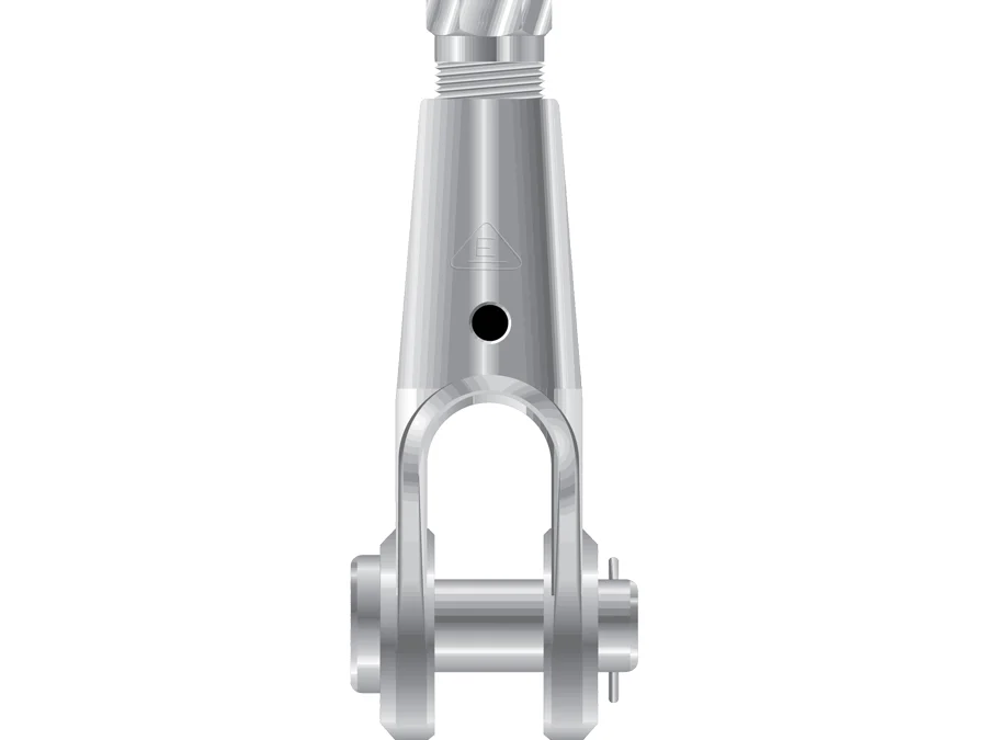 Electroline® Clevis Socket Fitting (with Pin and Cotter Pin) (Industrial Series)