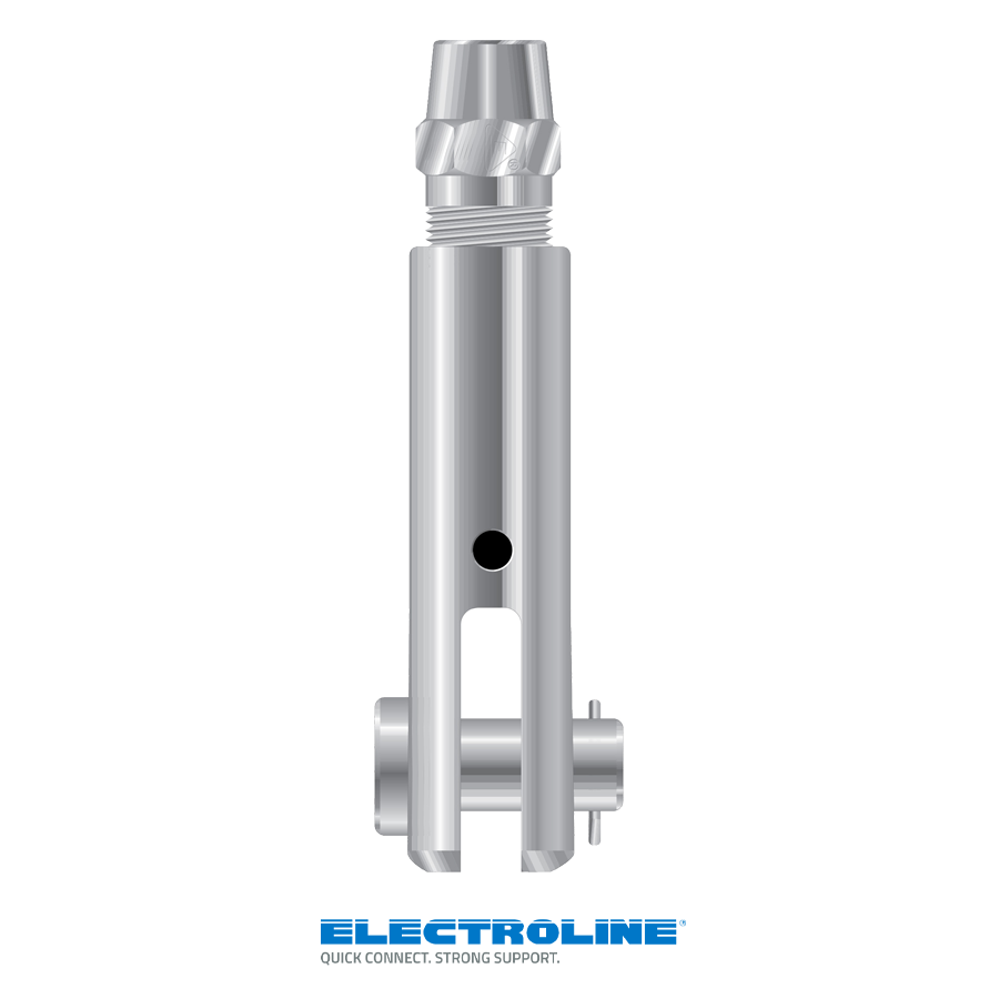 Electroline® Clevis Socket Fitting (with Pin and Cotter Pin) (Machined Series)