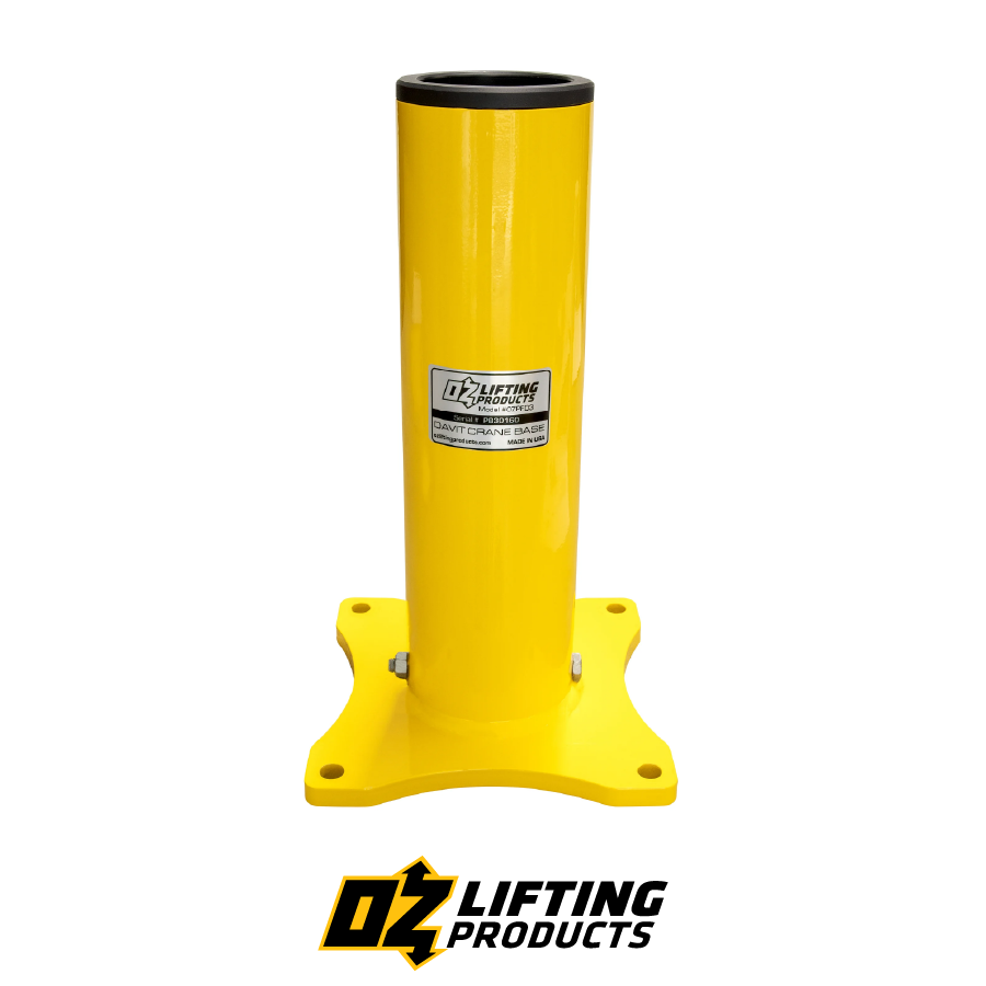 OZ Lifting Davit Crane Bases